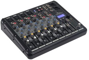 YOUMIX-402 MEDIA - 8 Channel Audio Mixer with FX, BT & Media Player