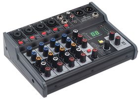 MIOMIX 404FX - 8 Channel Audio Mixer with FX