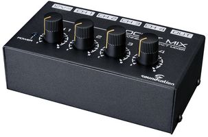 POCKET-MIX - 4x1 TRS Jack Analog Mixer with PS