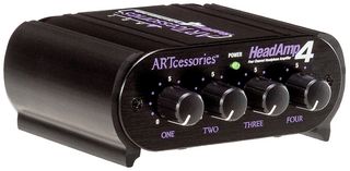ART-HEADAMPE4 - 4 Channel Headphones Amplifier 3.5/6.35mm
