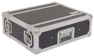 CR153BLKM - 3U 19" Rack Flight Case, 25cm Depth