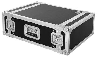 CR204BLKM - 4U 19" Rack Flight Case, 45cm Depth