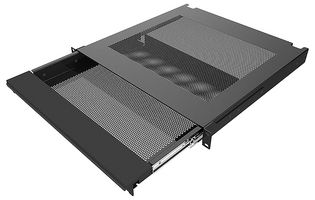 EX-6301B - 19” Rack Mountable 1U Security Vented Laptop / Tablet Drawer