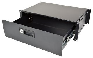 19RD3U - 19" Lockable 3U Rack Drawer Unit