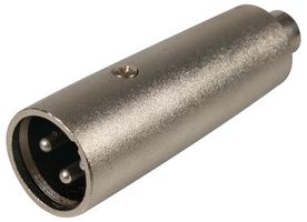 764.343UK - RCA Phono Socket to 3 Pin XLR Plug Adaptor