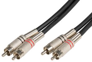 2R-2R050 - 2x RCA Phono Plugs to 2x RCA Plugs Lead, 0.5m