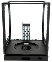 R8010-8U-M6 - 8U Slide and Rotate Rack Enclosure with M6 Threaded Rack Rails
