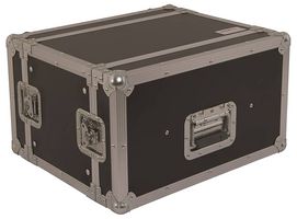CR156BLKM - 19' Professionl Rack Case 6U, 25cm Rackable Depth