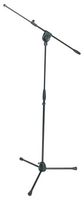 PRO200BK - 1600mm Professional Microphone Stand with Telescopic Boom