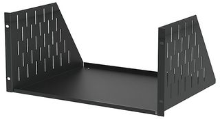 R1194/5UK - 5U Black Rack Shelf - 368mm Deep