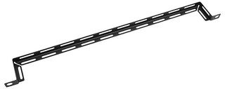 R1311-1A - 51mm Deep Black 0.5U 19" Rack Cable Tie Bar