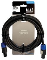 NJS751 - 2 Pole Speakon Plug to 2 Pole Speakon Plug Loudspeaker Lead, 2m
