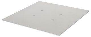 TRUS087S - Quad Steel Deco Truss, 500mm x 500mm Base Plate, Silver