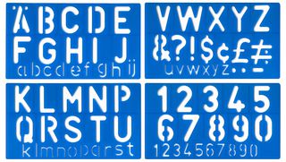 40002 - 50mm Stencils - Set of 4