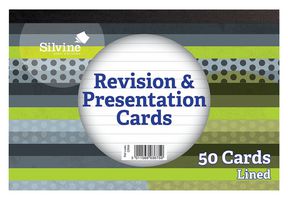 CR50 - 152x102mm Revision and Presentation Flash Cards - Pad of 50
