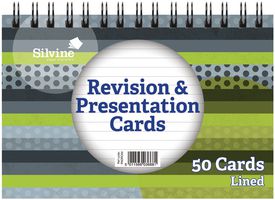 PADRC64 - 152x102mm Spiral Bound Revision and Presentation Flash Cards - Pad of 50