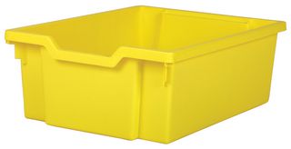 F2SY - Deep Yellow Plastic Storage Tray - 427mm x 312mm x 150mm (LxWxH)