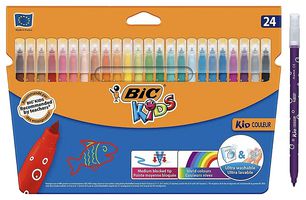 841800 - Kids Felt Tip Colouring Pens, 24 Pack