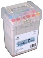 MP24B - Dual Tip Art Marker Pens, 24 Pack