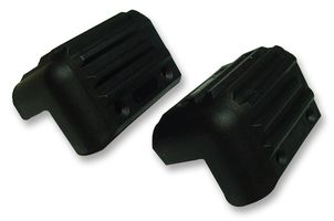 C1537 - Heavy Duty Black Plastic Corner Guards 2 Pack