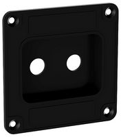 M1500 - Recess Dish for 2x Jacks Black