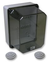 OL20052 - IP56 Thermoplastic Junction Box Enclosure with Deep Transparent Lid - 190x140x140mm