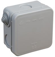 320-970 - IP54 Polypropylene 7 Entry Junction Box Enclosure - 75x75x42mm