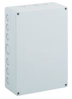 105-411 - IP66 Polystyrene Enclosure with Metric Knockouts - 254x180x63mm