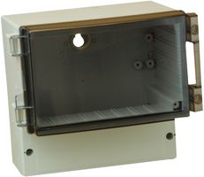 17/16-011 - IP67 ABS Cardmaster Instrument Enclosure with Transparent Lid- 166x160x133mm