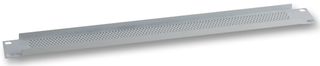R1286/1UVG - 19" Perforated Vented Rack Panel, Grey - 1U