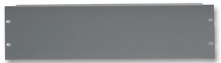 R1268/4UG - 19" Blank Rack Panel, Grey - 4U Flanged
