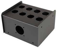 R2350-08 - 8 Hole Stage Box Punched for D Series Connectors