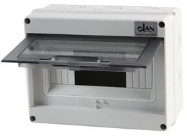 OL40032 - IP65 ABS 8 Module Distribution Box Enclosure - 200x160x90mm