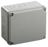 EX171 - IP65 Polystyrene Junction Box Enclosure with Pre-moulded Cable Entries - 175x151x95mm