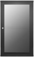 CAB-W21U-EL550 - 21U 19" Black EcoNetCab Steel Wall Mount Rack Enclosure - 1020x550x550mm