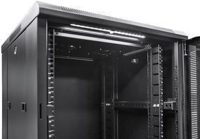 CAB-FE-36U-66 - 36U 19" Black EcoNetCab Steel Floor Standing Rack Enclosure - 1780x600x600mm