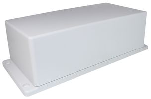 CUE8318WH - White ABS Flanged Enclosure - 250x110.3x75mm