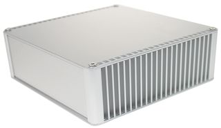 CDM8611SL - 86 Series Silver Aluminium Audio Heatsink Enclosure - 180x228x50mm