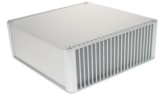 CDM8612SL - 86 Series Silver Aluminium Audio Heatsink Enclosure - 180x228x70mm