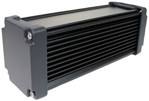 CDM8813BK - IP67 88 Series Black Aluminium Heatsink Enclosure with EMI Shielding - 220x86.3x86.3mm