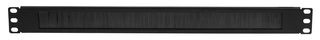 CAB-MAN-1U-BRSH - 1U 19" Rack Enclosure Cable Management Brush Panel