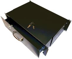 CAB-DRW-FE-2U - 2U Lockable Keyboard Drawer for 19" Rack Enclosure - 483x400x44mm