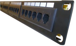 PPAN-24-LC2 - 24 Port Cat5e Patch Panel for 19" Rack Enclosure