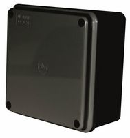 OL20021B - IP56 Black Thermoplastic Junction Box Enclosure - 100x100x50mm