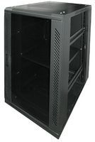 CAB-FE-20U-66 - 20U 19" Black EcoNetCab Steel Floor Standing Rack Enclosure - 1080x600x600mm