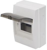 ECW6 - IP65 ABS 6 Module Distribution Box Enclosure - 210x160x100mm