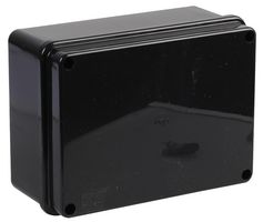OL20022B - IP56 Black Thermoplastic Junction Box Enclosure - 150x110x70mm