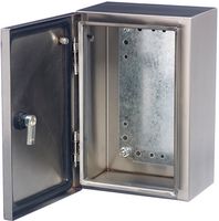 SSTB303015 - IP65 Stainless Steel Wall Mount Enclosure - 300x300x150mm