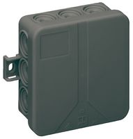 33221201 - IP55 Junction Box, Black, 85x85x37mm