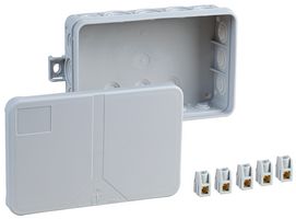 33341601 - IP55 Grey Junction Box (130x85x37mm)